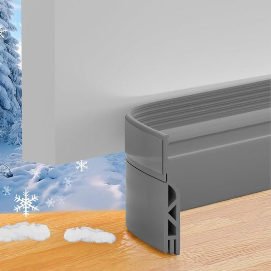 Sentry Door Seal Strip | Flexible Silicone Weather Stripping, Noise-Reducing - Hartwella