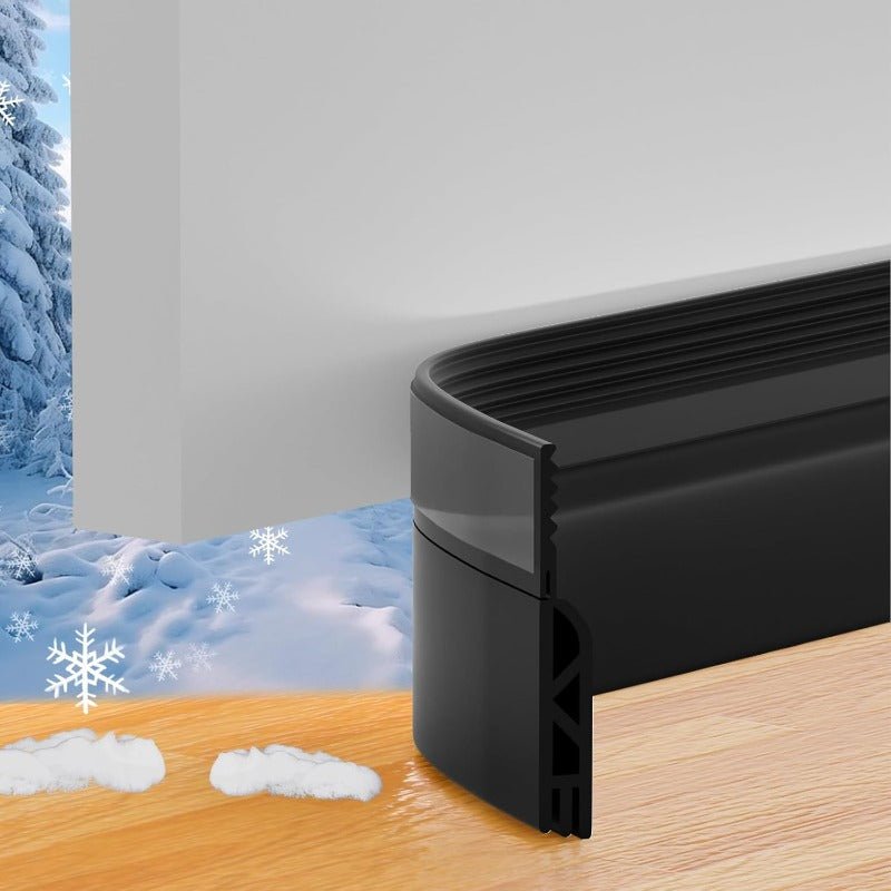 Sentry Door Seal Strip | Flexible Silicone Weather Stripping, Noise-Reducing - Hartwella