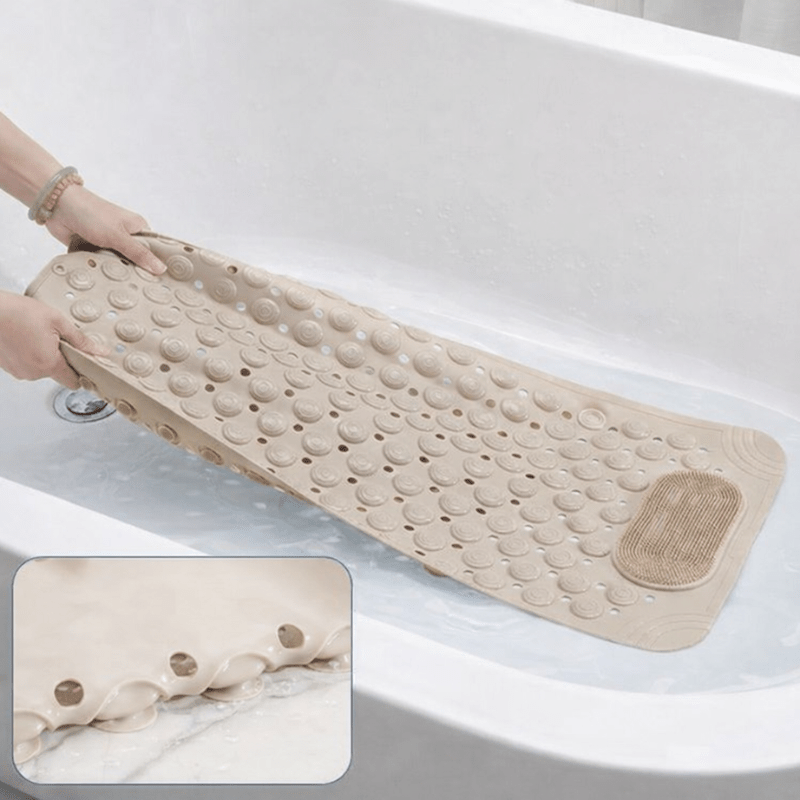 Sera Bath Mat | Non-Slip, High-Traction Vinyl for Ultimate Safety - Hartwella