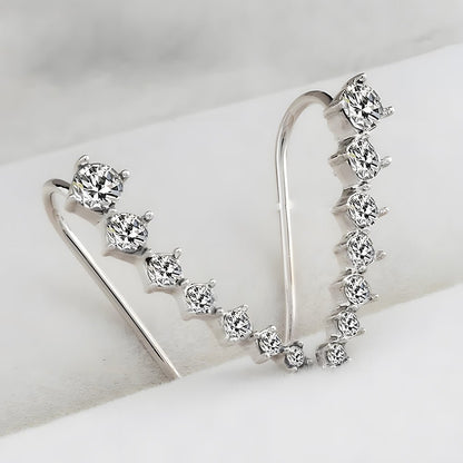 Sera Diamond Stud Earrings | Elegant Design, Comfortable Fit - Hartwella