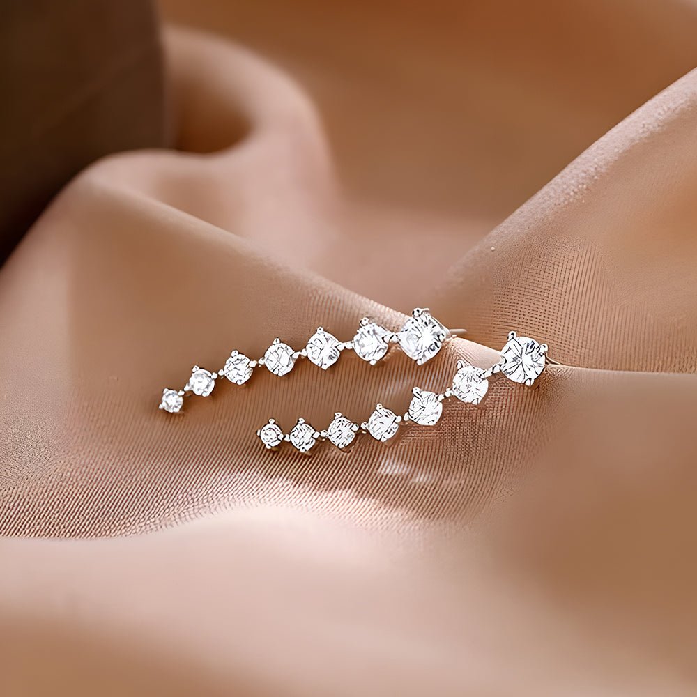 Sera Diamond Stud Earrings | Elegant Design, Comfortable Fit - Hartwella