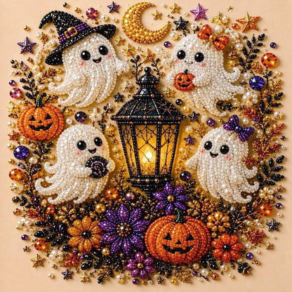 Sera Halloween Witch Diamond Painting Kit | 5D Sparkling Art for Adults - Hartwella