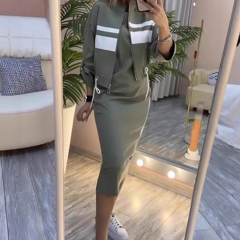 Sera Jacket & Dress Set | Lightweight, Bodycon Design - Hartwella
