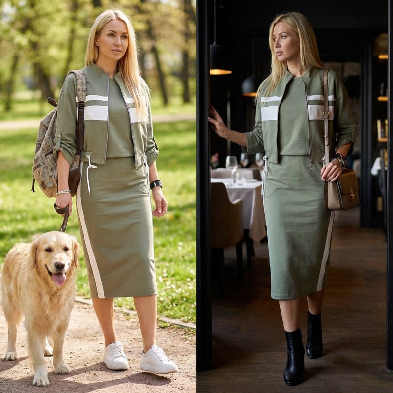 Sera Jacket & Dress Set | Lightweight, Bodycon Design - Hartwella