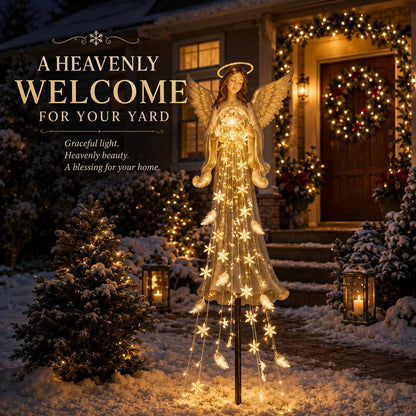 Sera Solar Garden Light | Angel Design, Weather-Resistant Outdoor Illumination - Hartwella