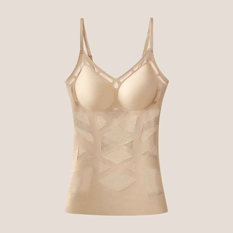 Serene Seamless Camisole | Built-in Bra, Breathable Fabric - Hartwella