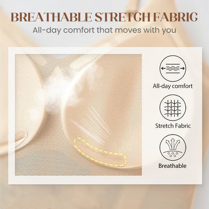 Serene Seamless Camisole | Built-in Bra, Breathable Fabric - Hartwella