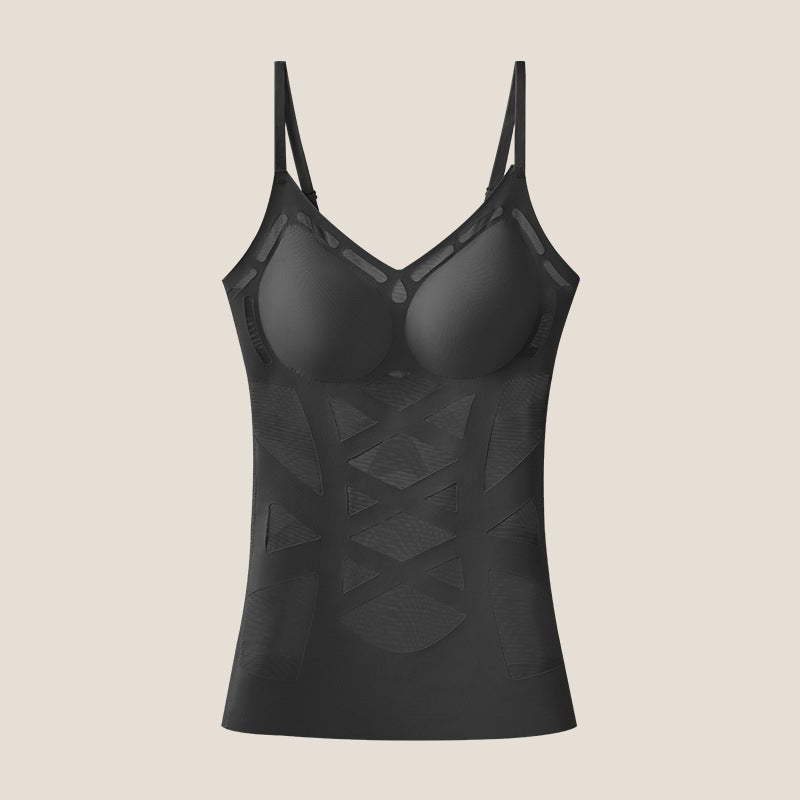 Serene Seamless Camisole | Built-in Bra, Breathable Fabric - Hartwella