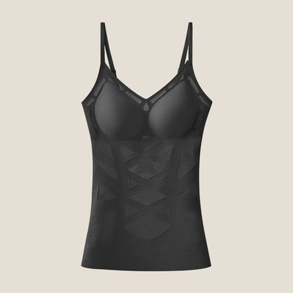 Serene Seamless Camisole | Built-in Bra, Breathable Fabric - Hartwella