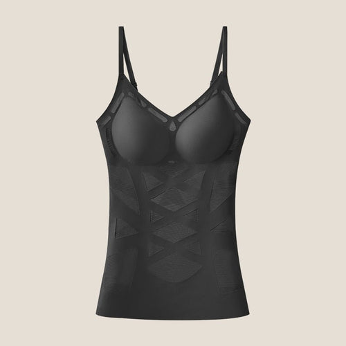 Serene Seamless Camisole | Built-in Bra, Breathable Fabric - Hartwella