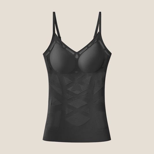 Serene Seamless Camisole | Built-in Bra, Breathable Fabric - Hartwella