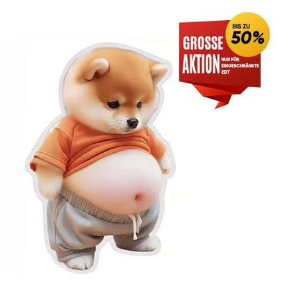 Shiba Inu Door Stopper | 3D Self - Adhesive Stress Relief - Hartwella
