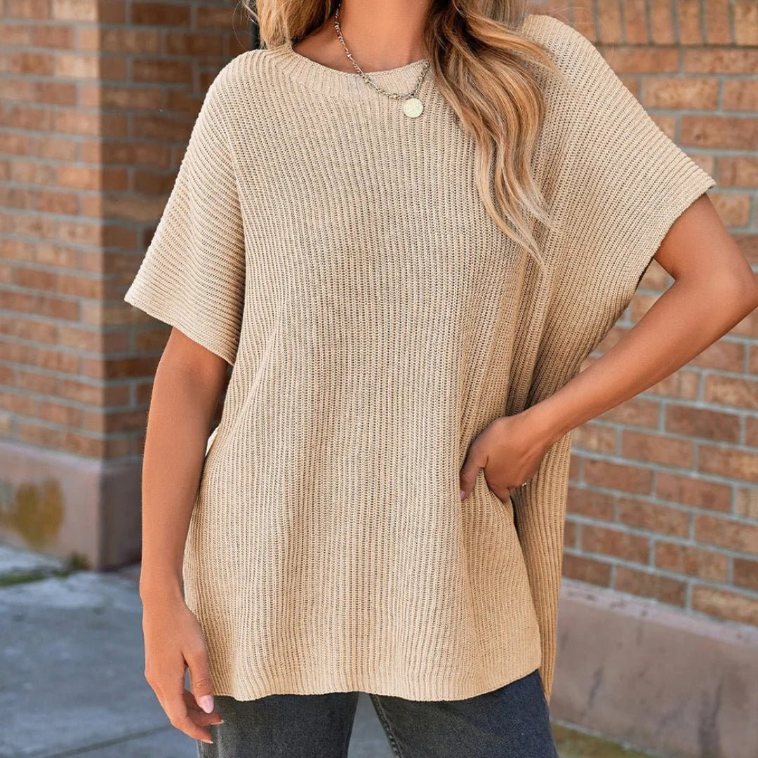 Sienna Waffle Tee | Soft, Relaxed Fit - Hartwella
