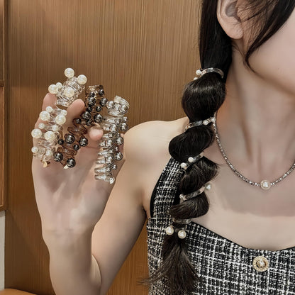Sierra Spiral Hair Tie | Soft Elastic, Damage-Resistant Hold - Hartwella