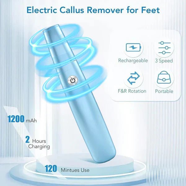 SilkStep Pro Foot Care Device | Electric Callus Remover, USB Rechargeable - Hartwella