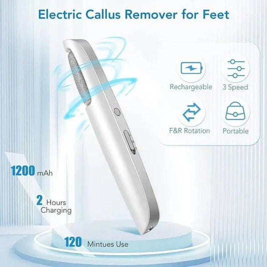 SilkStep Pro Foot Care Device | Electric Callus Remover, USB Rechargeable - Hartwella