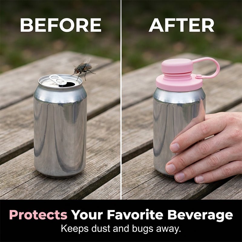 Silo Can Lid | Spill-Proof Silicone Cover for Standard Cans - Hartwella