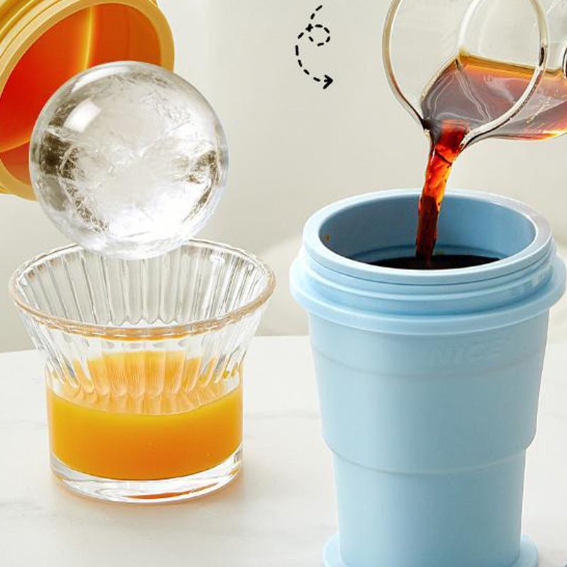 Silo Collapsible Cup | Food - Grade Silicone, Leak - Proof with Straw - Hartwella