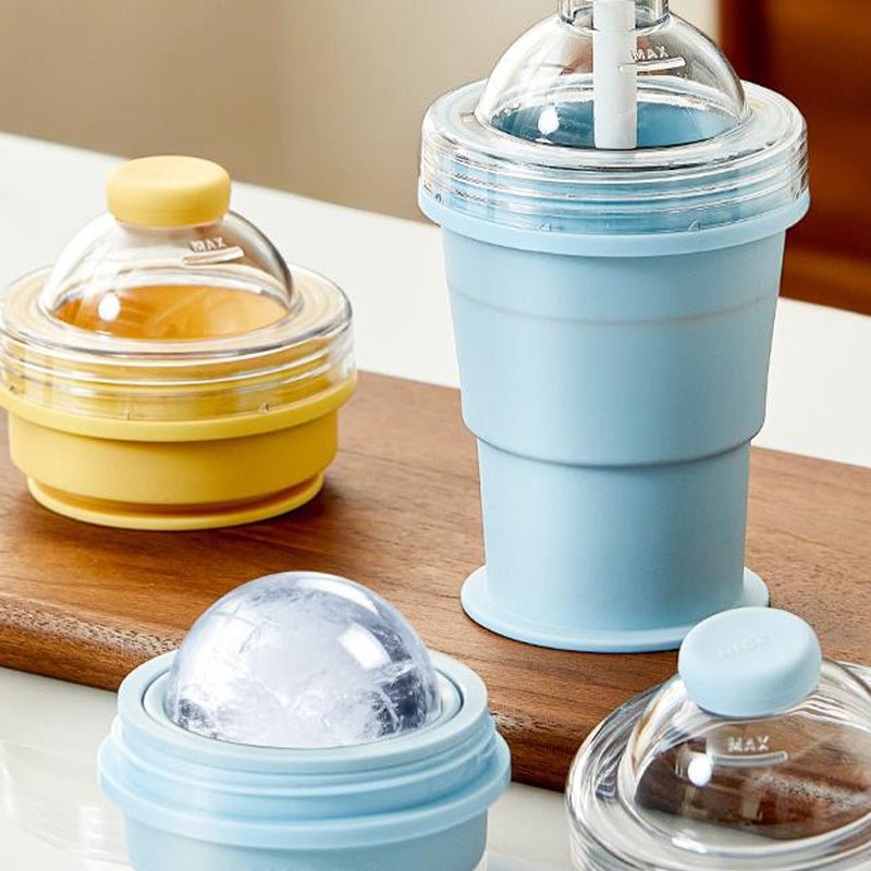 Silo Collapsible Cup | Food - Grade Silicone, Leak - Proof with Straw - Hartwella
