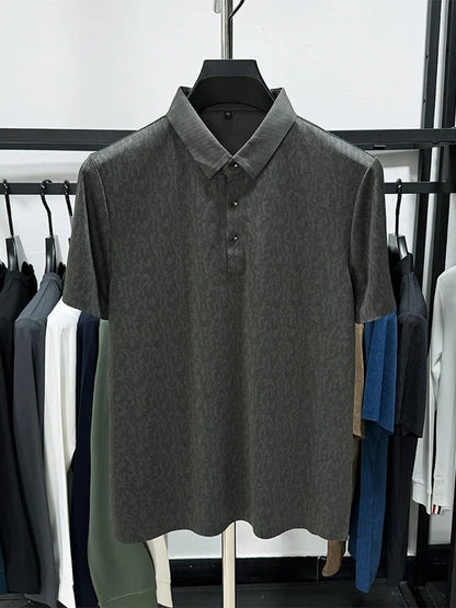 Silva Short Sleeve T-Shirt | 100% Silk, Breathable Comfort - Hartwella
