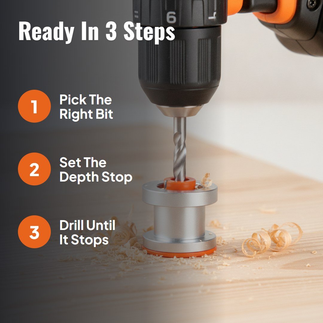 Sinkpro™ 5-Piece Countersink Drill Bit Set