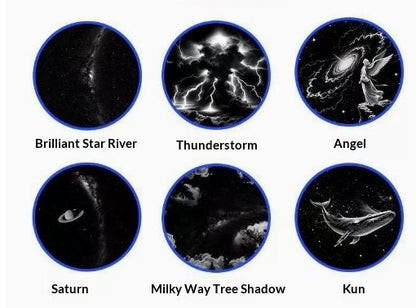 Sirius Galaxy Projector | USB Powered, Touch-Sensitive Night Light - Hartwella