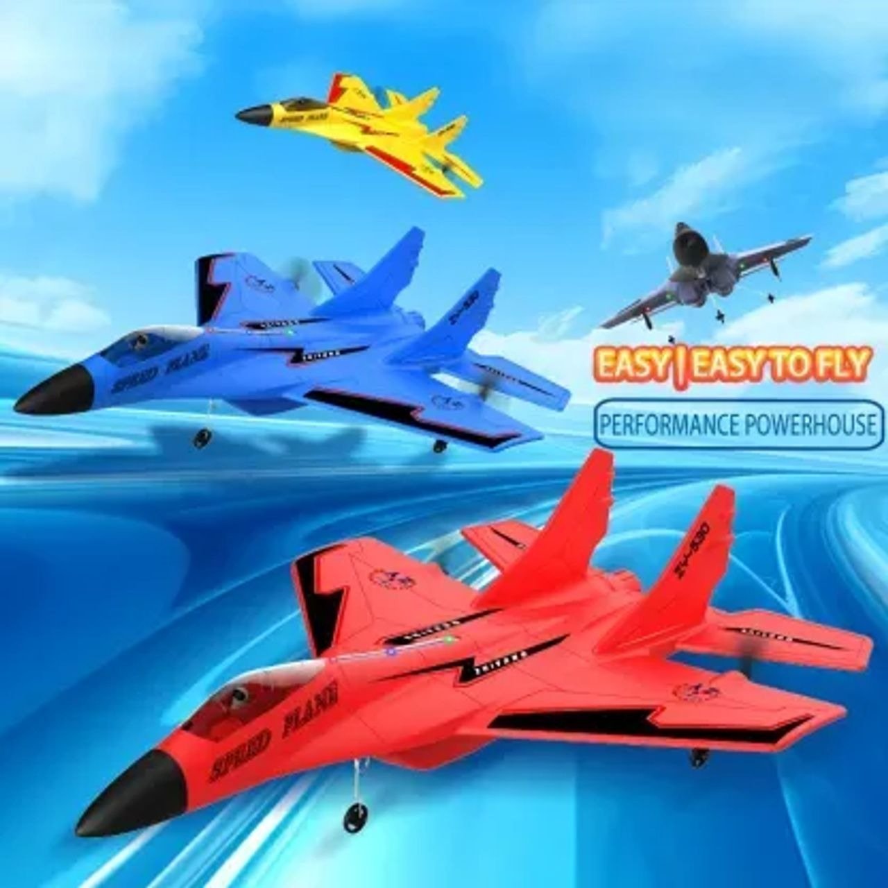 SkyBlaze Fighter Jet Toy | Long - Range, Easy to Fly - Hartwella