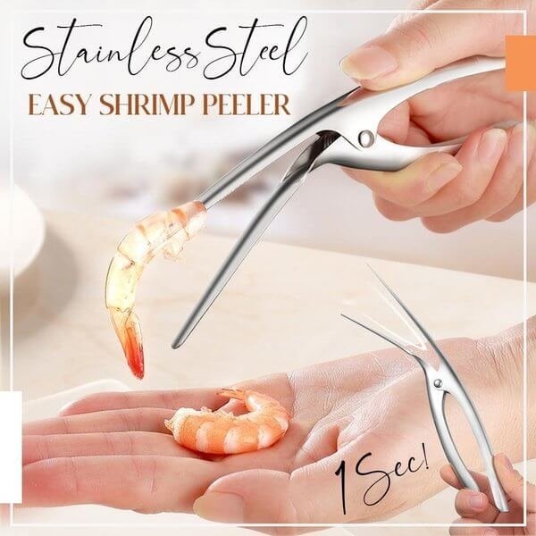 Sleek Shrimp Deveiner Tool | Ergonomic Stainless Steel Peeler - Hartwella