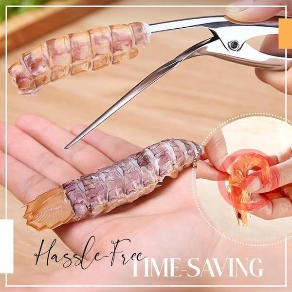 Sleek Shrimp Deveiner Tool | Ergonomic Stainless Steel Peeler - Hartwella