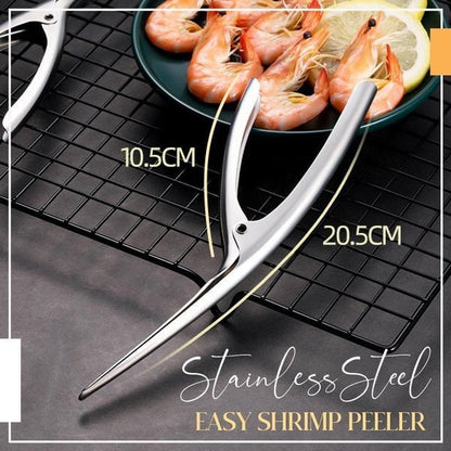 Sleek Shrimp Deveiner Tool | Ergonomic Stainless Steel Peeler - Hartwella