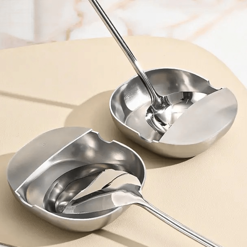 Sleek Spoon Rest | Rust - Proof Stainless Steel, U - Shaped Holder for Stove - Hartwella