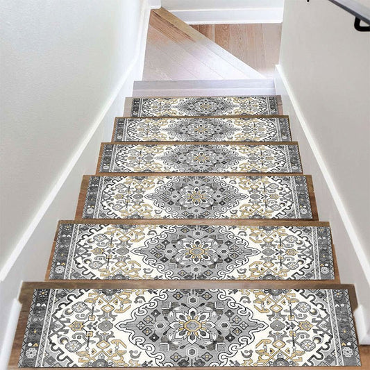 Sleek Stair Mats | Non - Slip, Noise - Reducing - Hartwella
