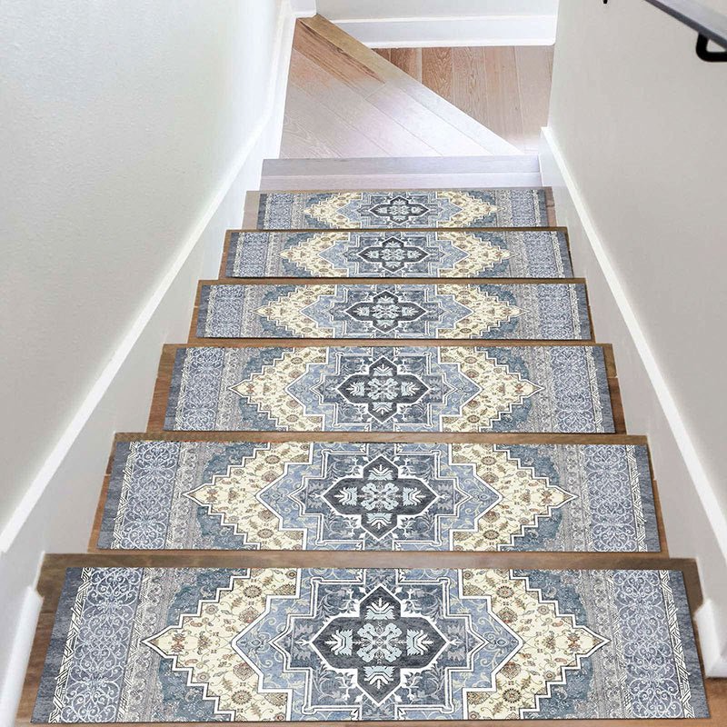 Sleek Stair Mats | Non - Slip, Noise - Reducing - Hartwella