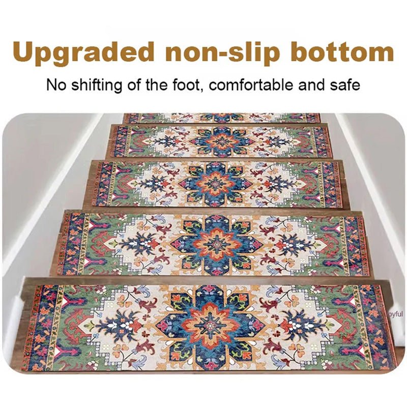 Sleek Stair Mats | Non - Slip, Noise - Reducing - Hartwella