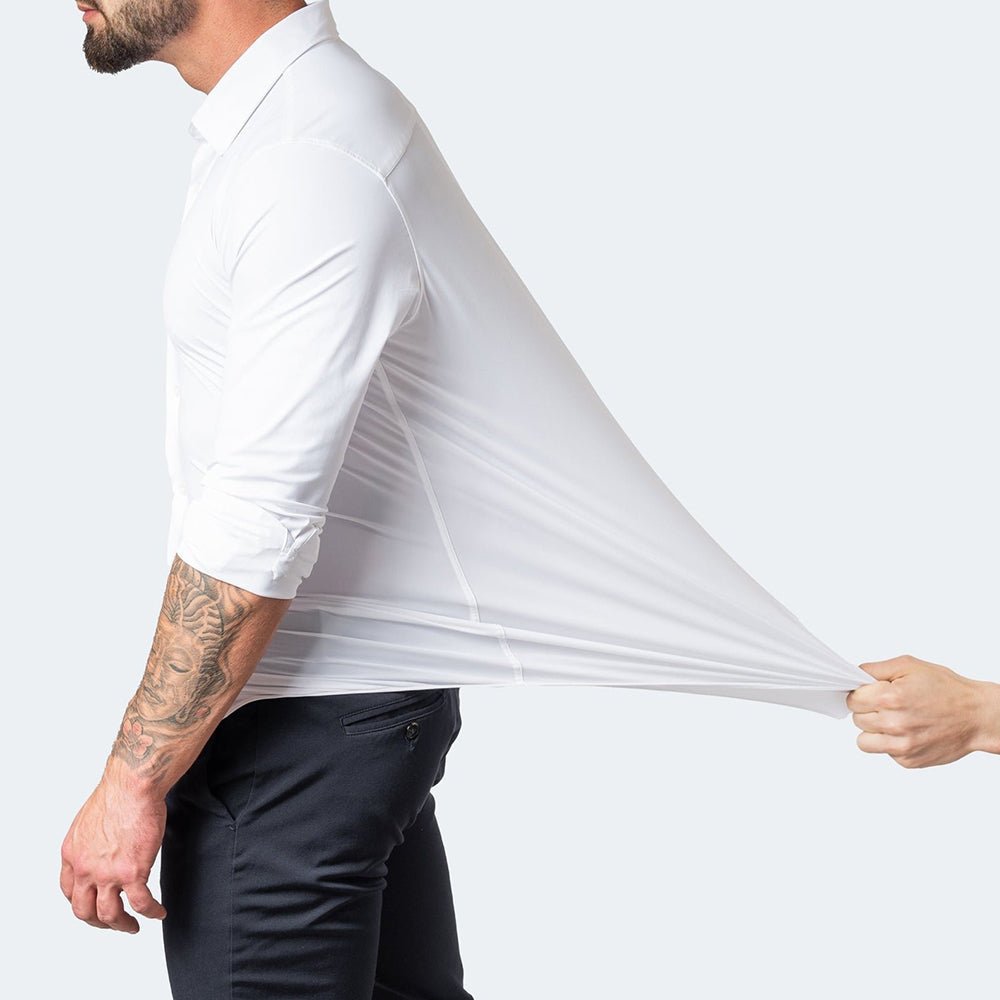 Sleek Stretch Shirt | Non-Iron, Anti-Wrinkle - Hartwella