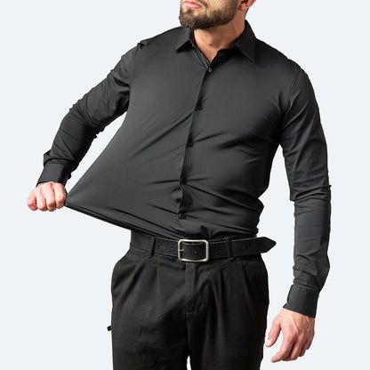 Sleek Stretch Shirt | Non-Iron, Anti-Wrinkle - Hartwella