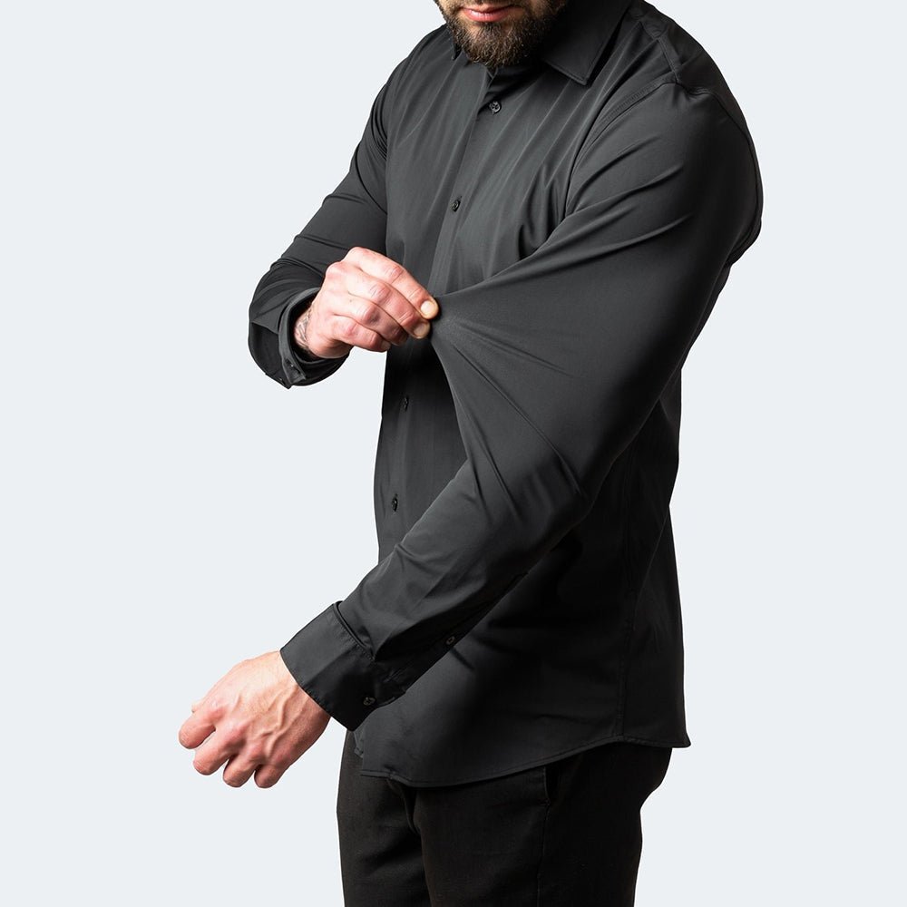 Sleek Stretch Shirt | Non-Iron, Anti-Wrinkle - Hartwella