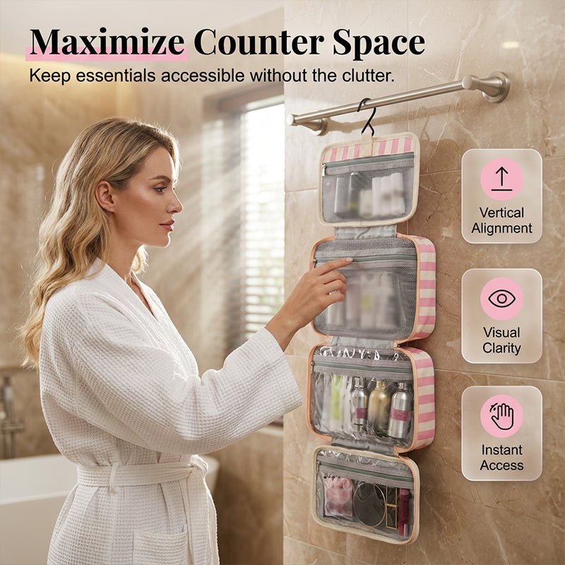 Sleek Travel Organizer Bag | Water-Resistant, Compact Design - Hartwella