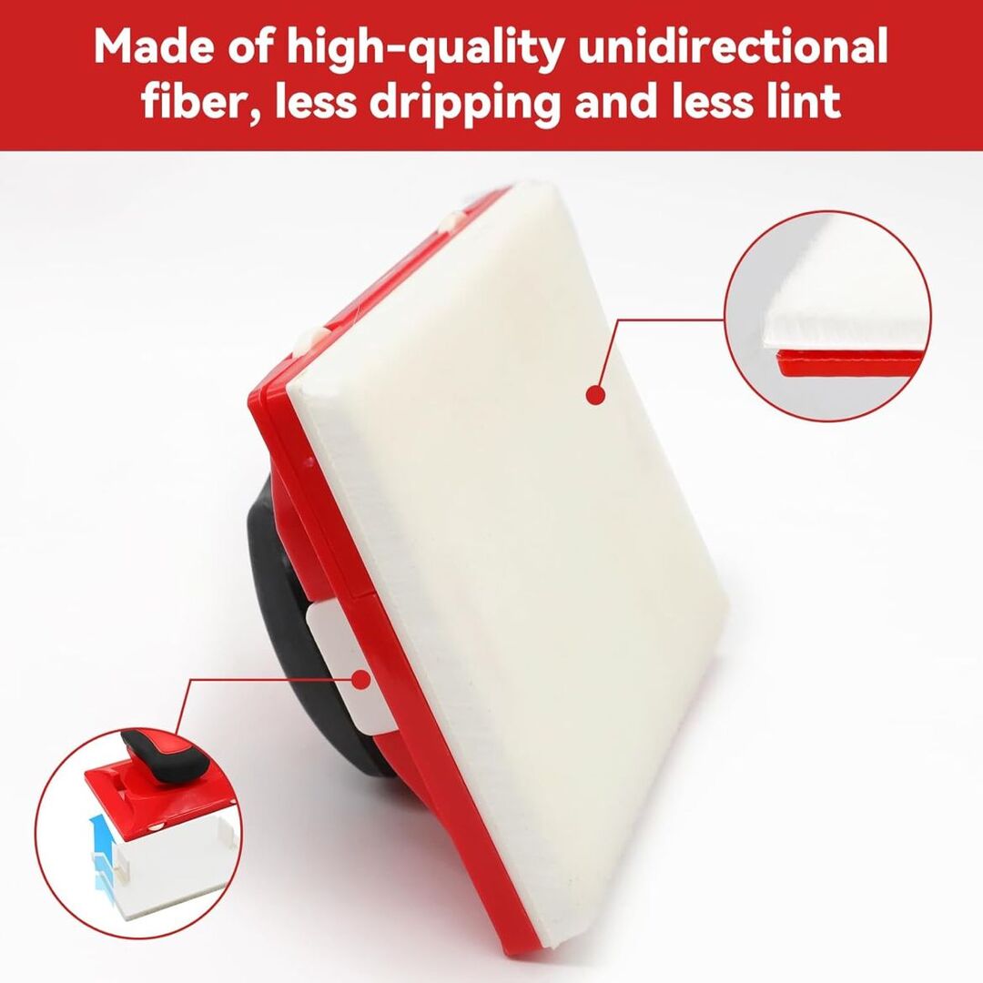 SleekStroke Paint Edger | Ergonomic, Highly Absorbent Paint Pad - Hartwella