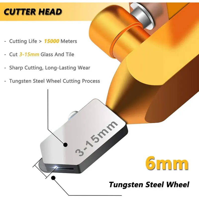 SleekTile Cutter | Lightweight Ceramic & Porcelain Cutting Tool - Hartwella
