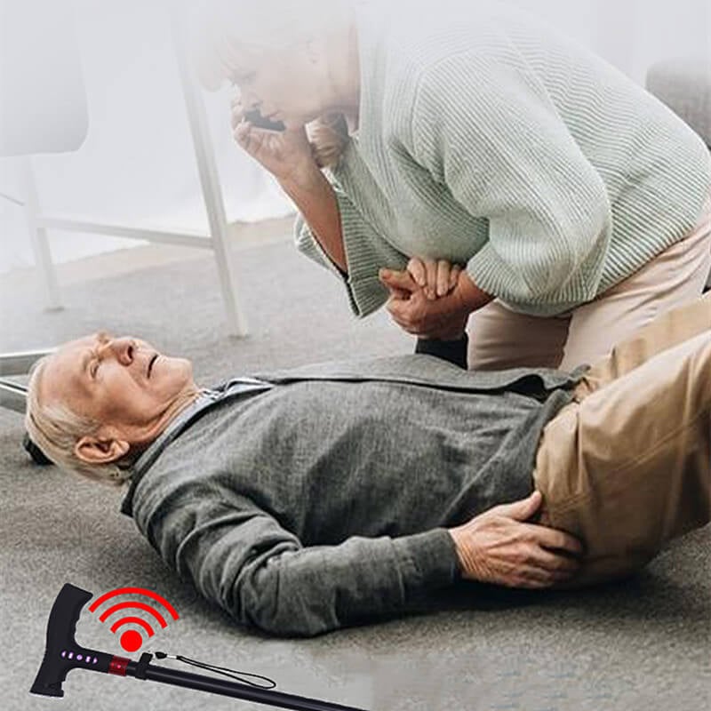 Smarte Cane Guardian | Adjustable Height, Alarm & LED Light - Hartwella