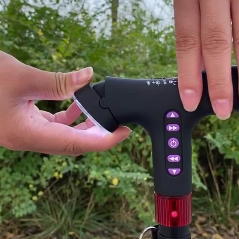 Smarte Cane Guardian | Adjustable Height, Alarm & LED Light - Hartwella
