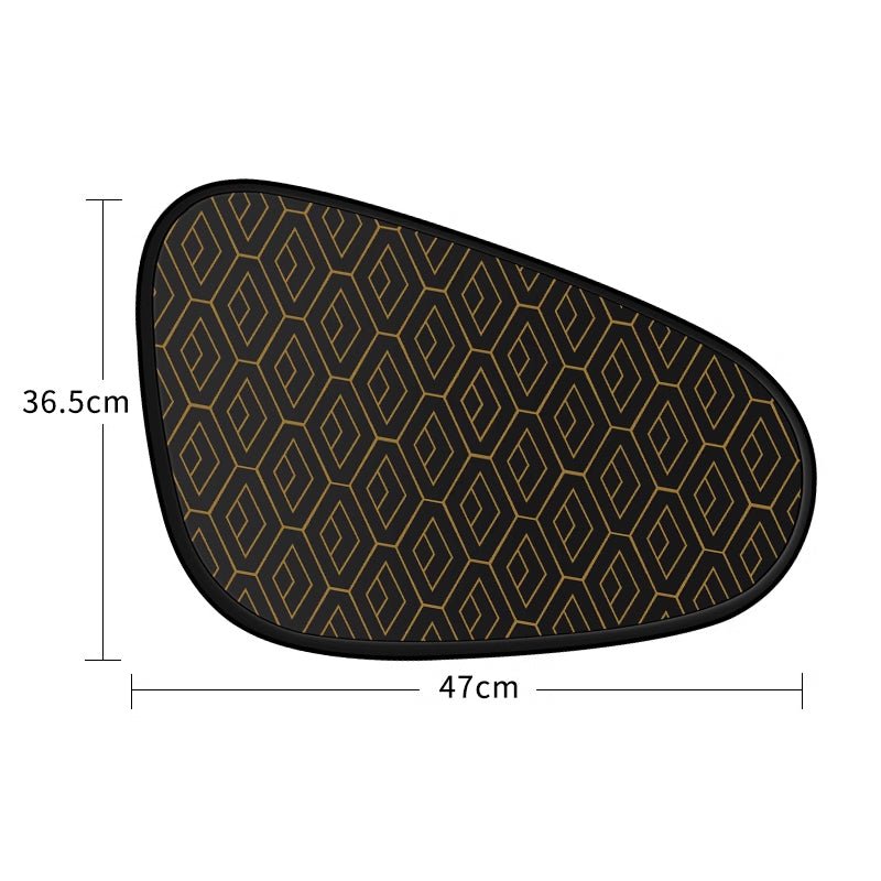 Sola Car Window Shades | UV Protection, Curved Design for Maximum Visibility - Hartwella