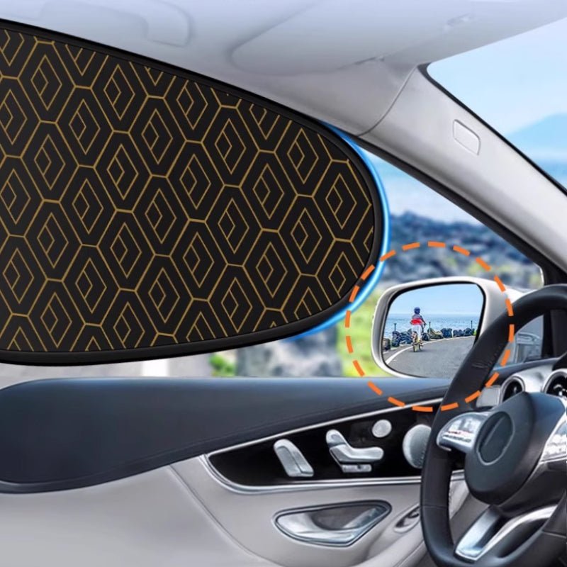 Sola Car Window Shades | UV Protection, Curved Design for Maximum Visibility - Hartwella