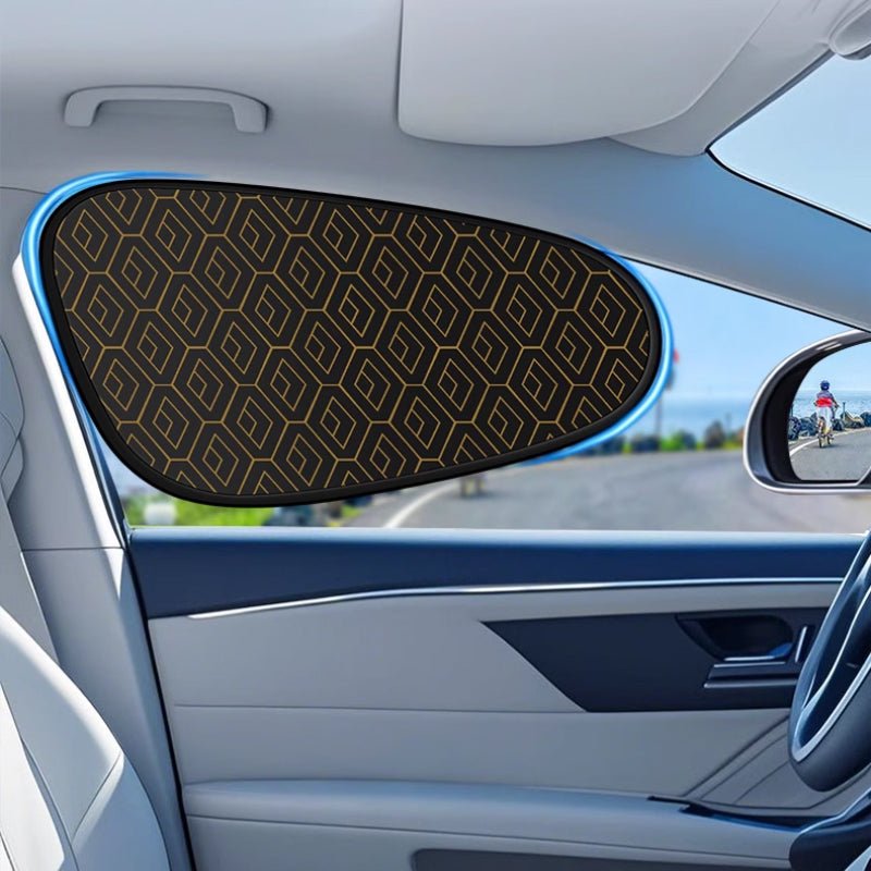 Sola Car Window Shades | UV Protection, Curved Design for Maximum Visibility - Hartwella