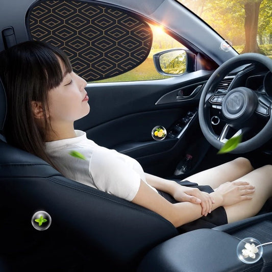 Sola Car Window Shades | UV Protection, Curved Design for Maximum Visibility - Hartwella