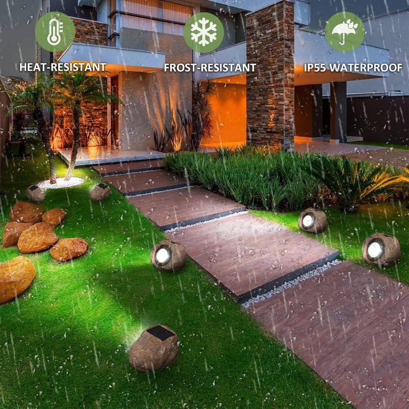 Sola Rock Lamp | Solar Powered, Waterproof - Hartwella
