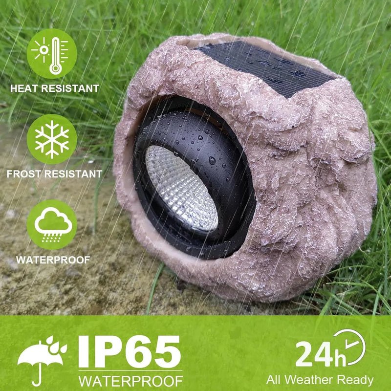 Sola Rock Lamp | Solar Powered, Waterproof - Hartwella