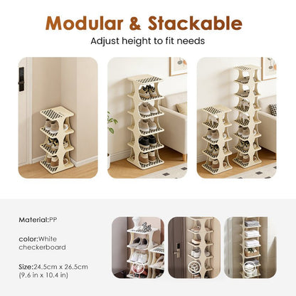 Sola Shoe Rack | Space - Saving, Stackable Design - Hartwella