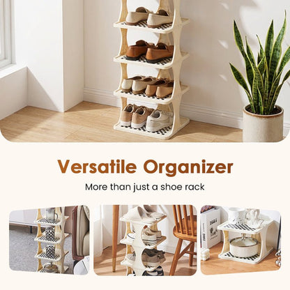 Sola Shoe Rack | Space - Saving, Stackable Design - Hartwella